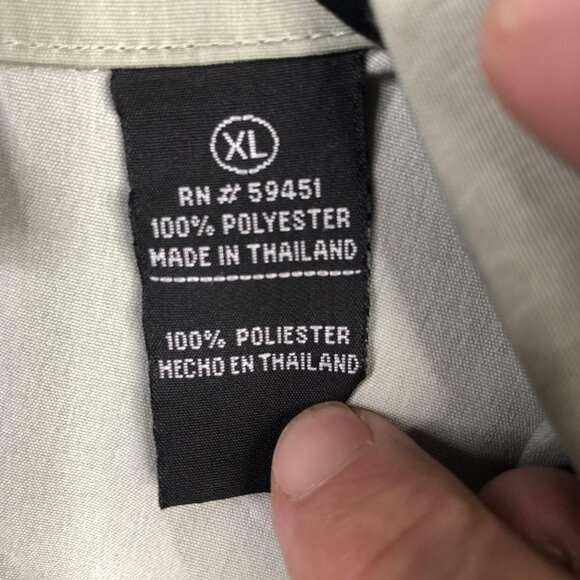 Motorcycle Pinup Shirt Mens XL Green Blue Ombre Button Front Camp Biker J/E/T - Picture 10 of 16